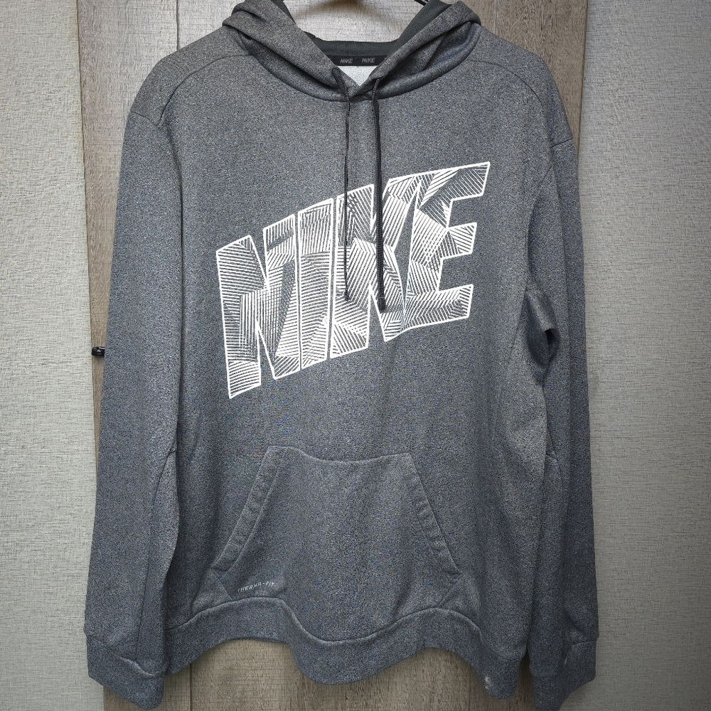 Nike Thermafit Gray Men's Hoodie Size Large